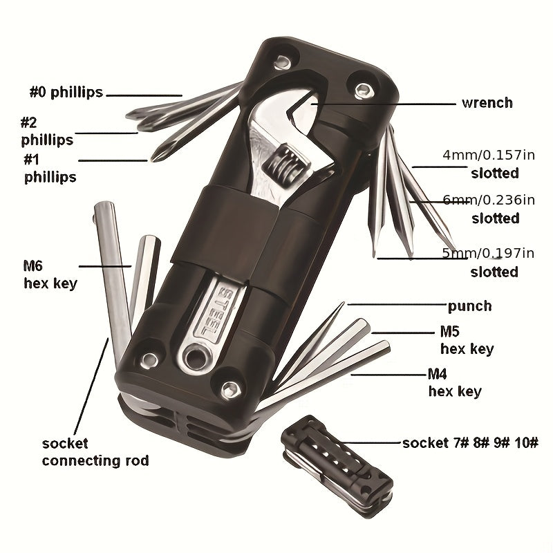 Herramienta Multifuncional de Bolsillo Moto Essentials