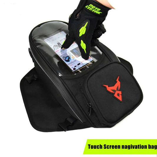 Bolsa de Depósito Impermeable con Porta-Móvil de Moto Centric - Omega Rider