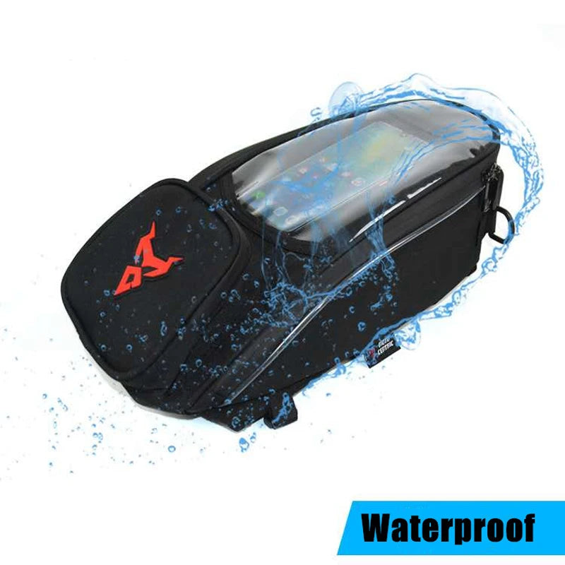 Bolsa de Depósito Impermeable con Porta-Móvil de Moto Centric - Omega Rider
